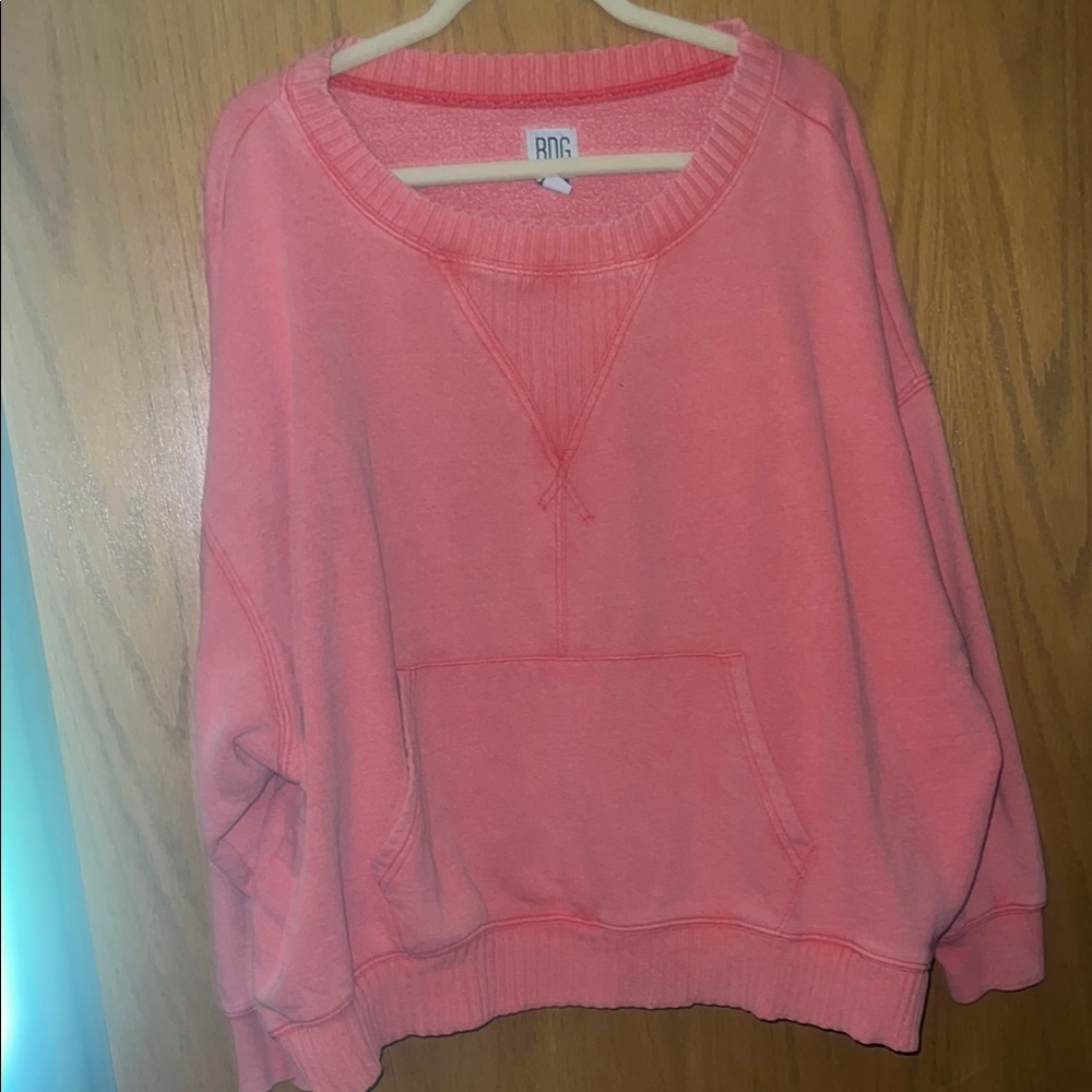 BDG oversized pink/coral sweater